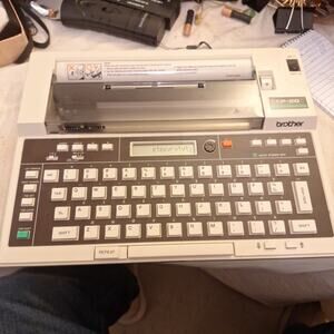 Vintage Brother Ep-20 Portable Typewriter Word Processor. Tested Works
